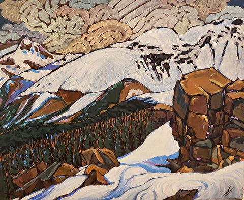 ABOVE PEYTO LAKE