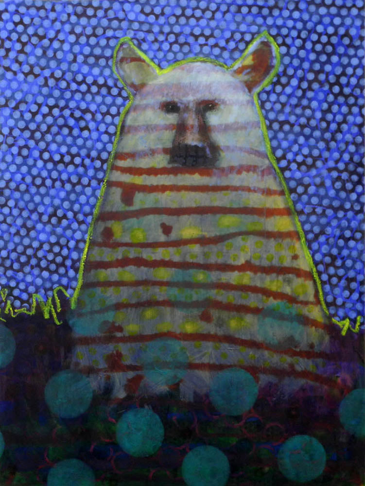 Les Thomas artwork 'AP #026-2420 BEAR 'TRIBUTE TO TERRY MCCUE'' at Canada House Gallery