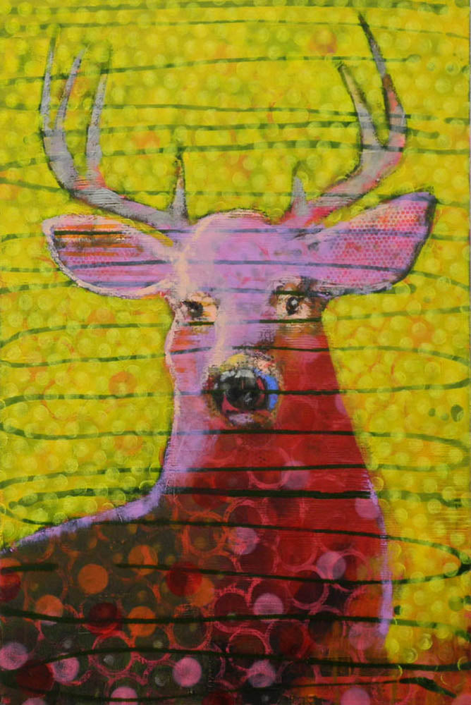 Les Thomas artwork 'AP #026-2416 DEER' at Canada House Gallery