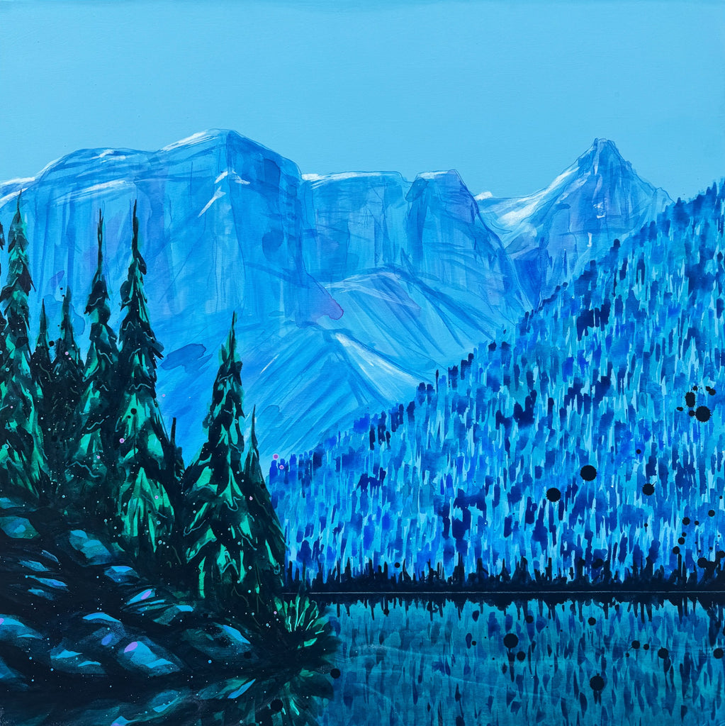 Kerry Langlois artwork 'ROCKY MOUNTAIN SUMMER' at Canada House Gallery
