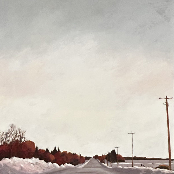 Missy Finlay artwork 'I HOPE THESE LINES WILL LEAD YOU HOME (NORTHERN BLUSHSERIES)' at Canada House Gallery