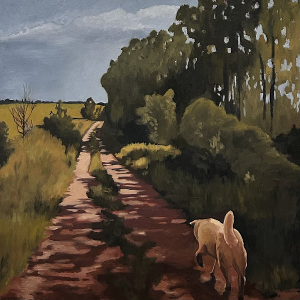Missy Finlay artwork 'WARM DAY, GOOD DOG' at Canada House Gallery