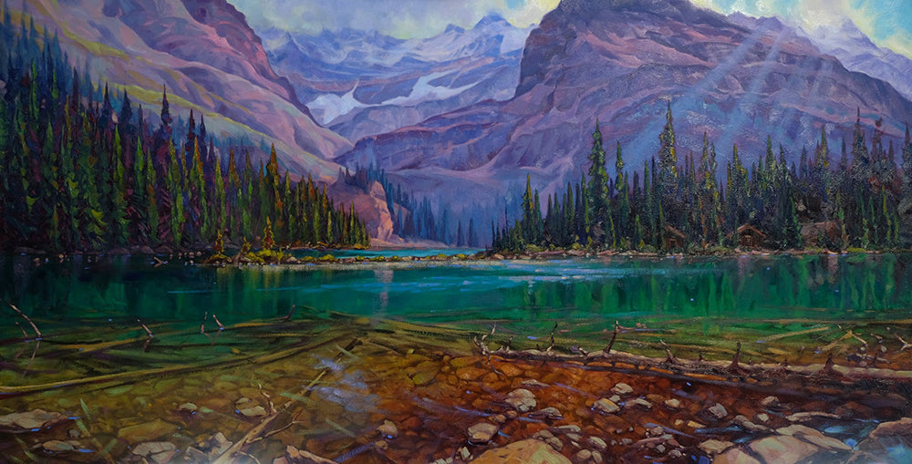 Dominik J Modlinski artwork 'O'HARA: KINGDOM OF LIGHT' at Canada House Gallery