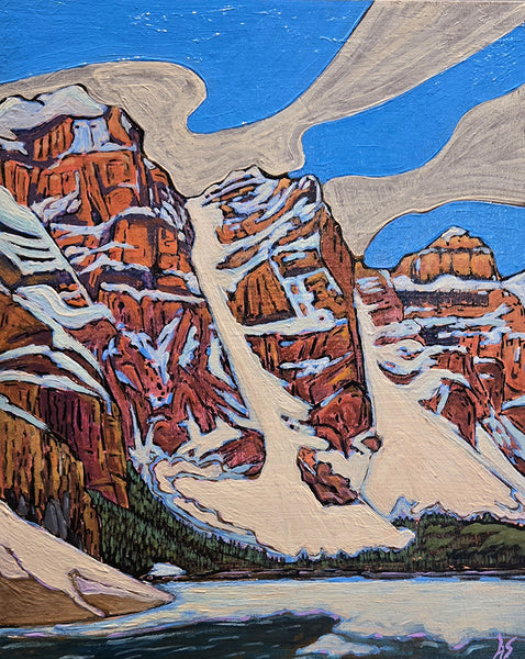 Aron Szabo artwork 'SPRING THAW AT MORAINE' at Canada House Gallery