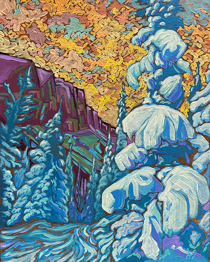 Aron Szabo artwork 'BEAUTIFUL LIGHT AT GRASSI' at Canada House Gallery