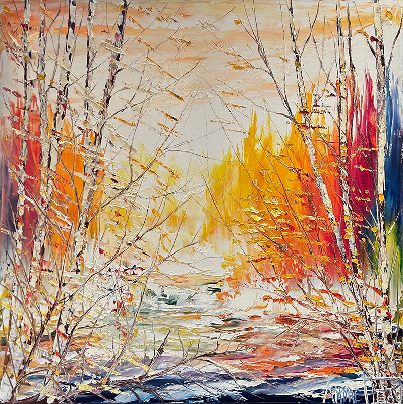 André Pleau artwork 'L'EST DU CANADA' at Canada House Gallery