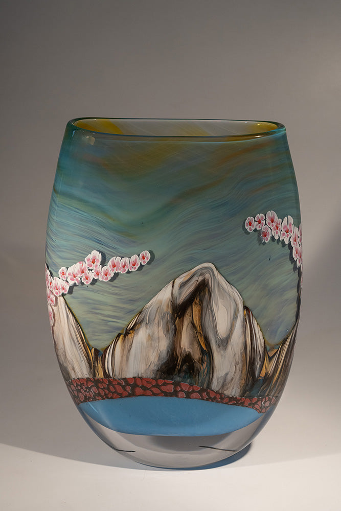 Ryan Bavin artwork 'BLOSSOMING SUMMIT #260620-3' at Canada House Gallery