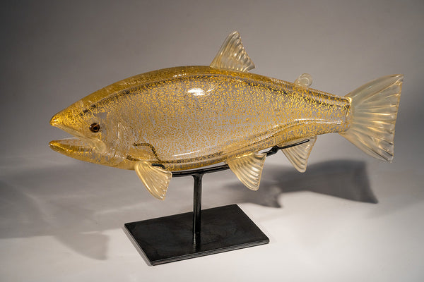 Ryan Bavin artwork 'GOLDEN TROUT #260708-2' at Canada House Gallery