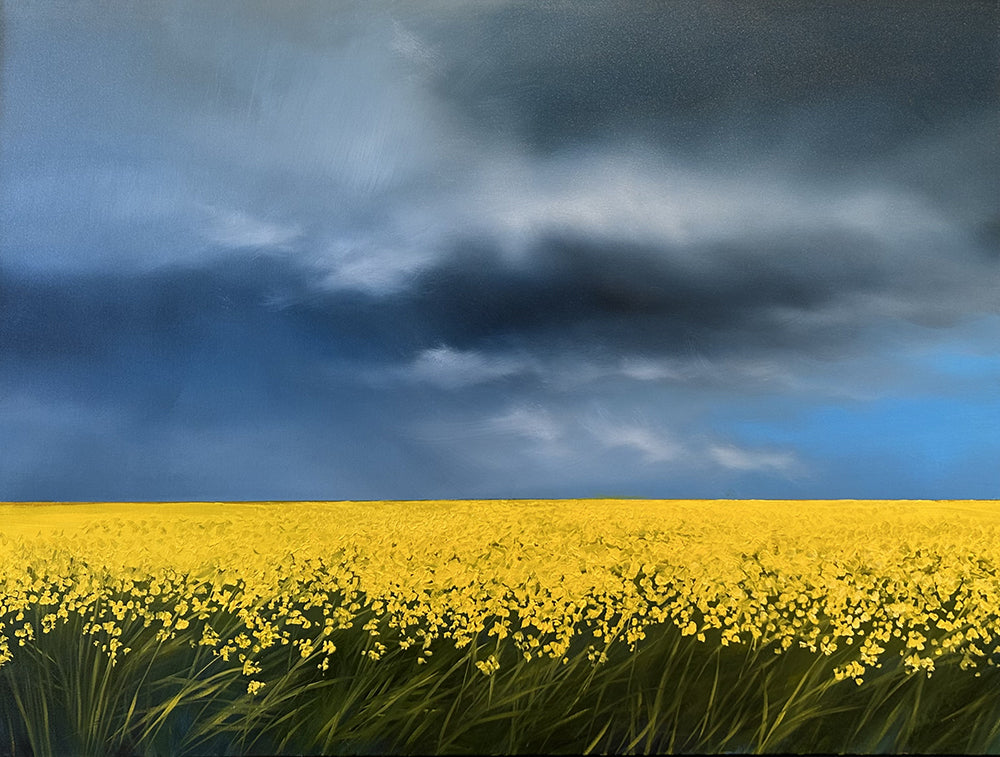 Richard Cole artwork 'UNDER A GATHERING SKY' at Canada House Gallery