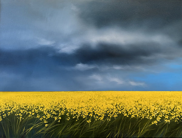 Richard Cole artwork 'UNDER A GATHERING SKY' at Canada House Gallery