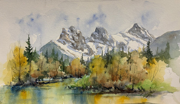 Donna Jo Massie artwork 'THE THREE SISTERS' at Canada House Gallery