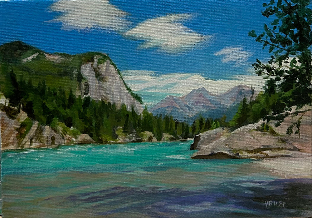 Yvonne Bush artwork 'BY THE BOW' at Canada House Gallery