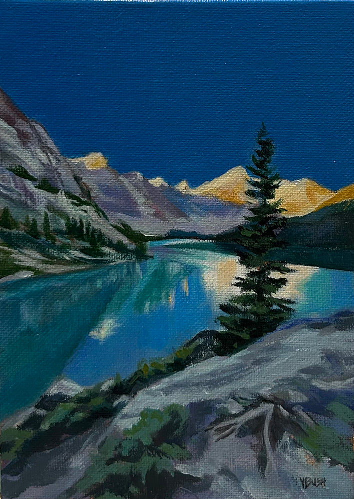 Yvonne Bush artwork 'MORAINE SUNRISE' at Canada House Gallery