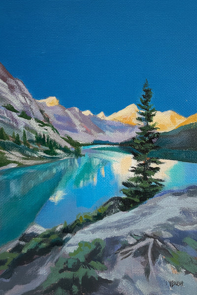 Yvonne Bush artwork 'MORAINE SUNRISE' at Canada House Gallery