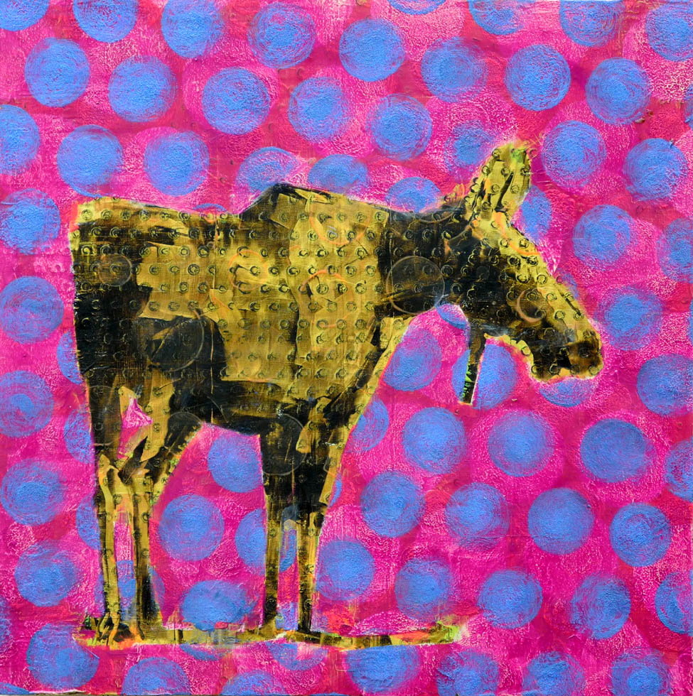 Les Thomas artwork 'AP #026-2421 MOOSE' at Canada House Gallery