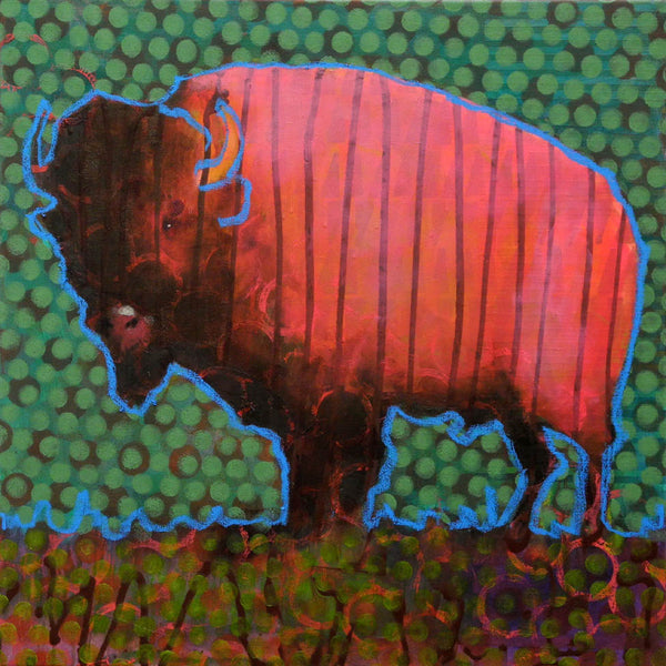Les Thomas artwork 'AP #026-2423 BUFFALO' at Canada House Gallery