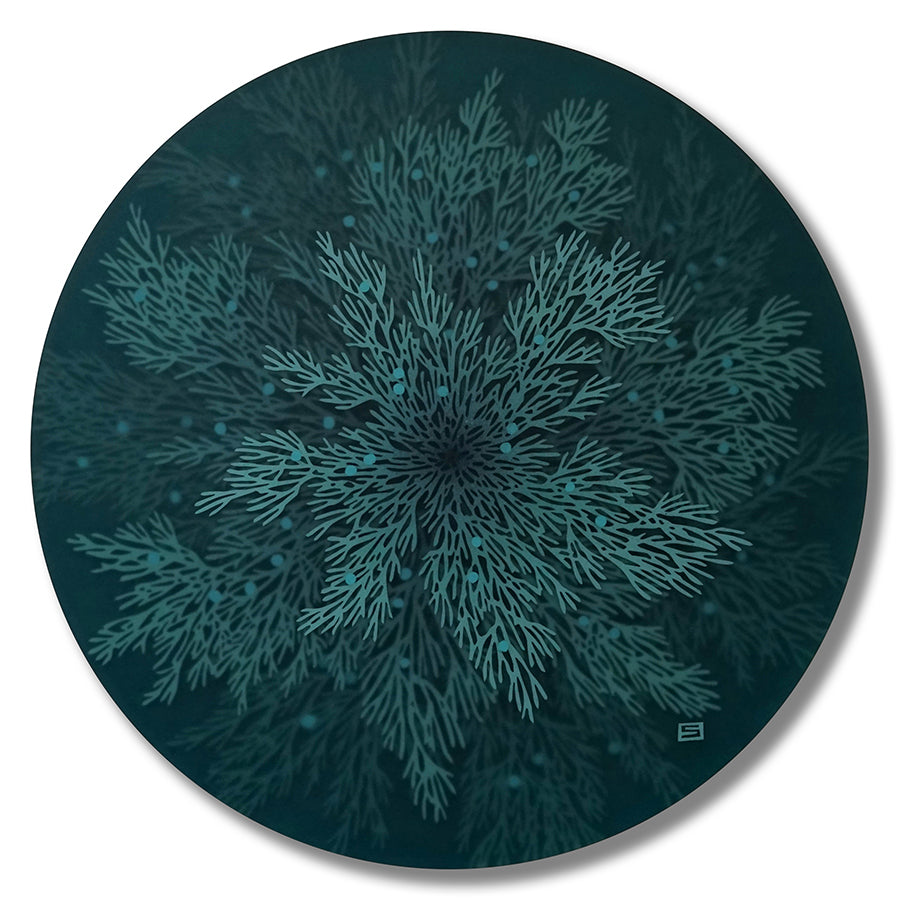 Jeff Sylvester artwork 'JUNIPER' at Canada House Gallery