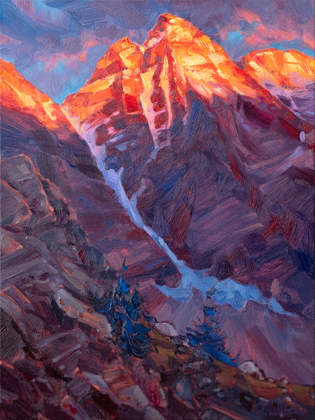 Dominik J Modlinski artwork 'DAYBREAK OVER THE ROCKIES' at Canada House Gallery