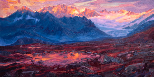 Dominik J Modlinski artwork 'WHERE HEAVEN TOUCHES EARTH' at Canada House Gallery