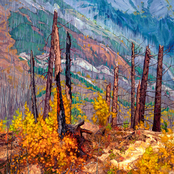 Dominik J Modlinski artwork 'THE LAND REBORN' at Canada House Gallery