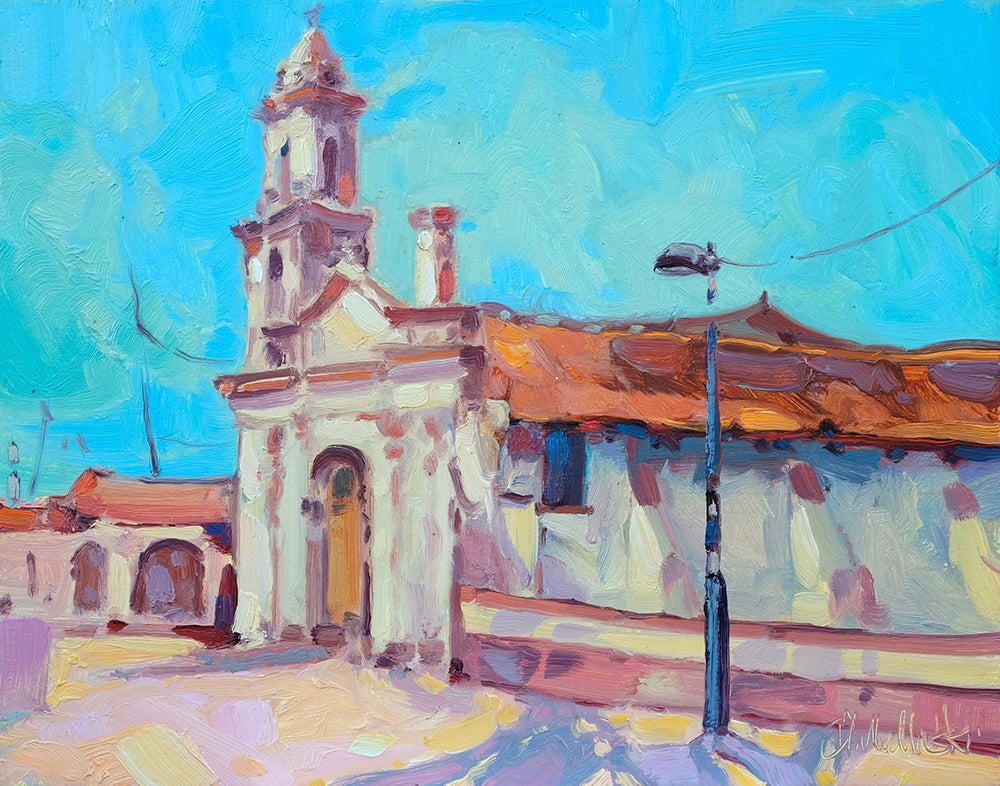 Dominik J Modlinski artwork 'TOWN SQUARE, SAN BLAS' at Canada House Gallery