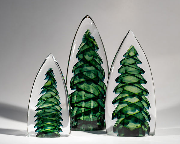 Ryan Bavin artwork 'EVERGREEN TRIO #260724-3ABC' at Canada House Gallery