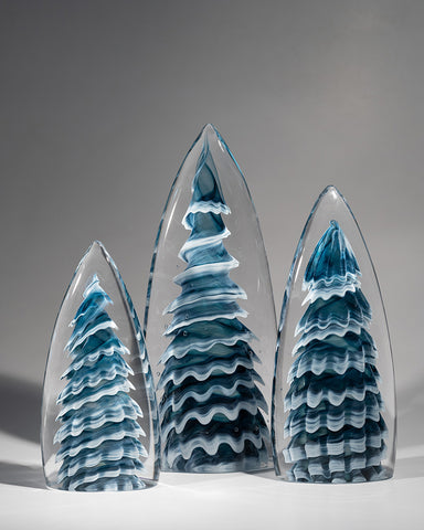 FROSTED TREE TRIO #260724-2ABC