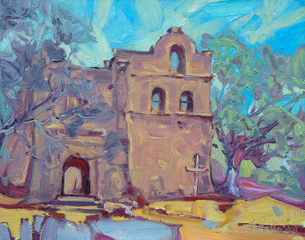 Dominik J Modlinski artwork 'OLD SPANISH CHURCH' at Canada House Gallery