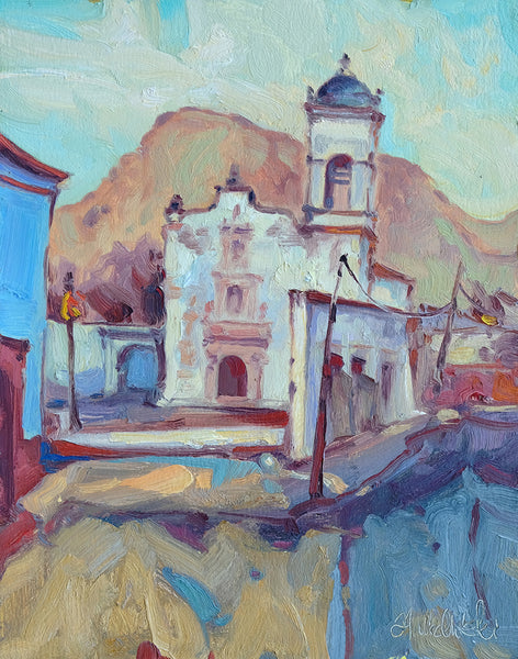 Dominik J Modlinski artwork 'OLD CHURCH' at Canada House Gallery
