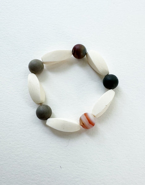 . NESHKA artwork 'FROSTED JASPER BRACELET' at Canada House Gallery