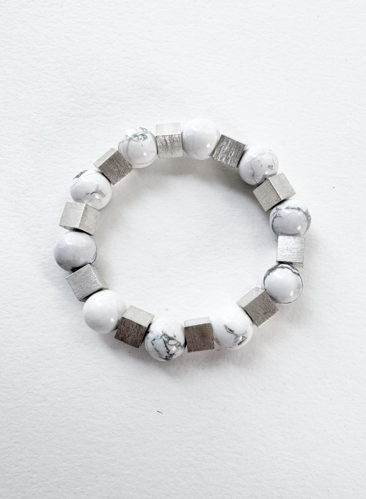 . NESHKA artwork 'SILVER AND HOWLITE BRACELET' at Canada House Gallery