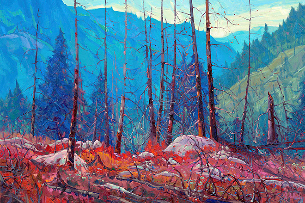 Dominik J Modlinski artwork 'AUTUMN PAHTWAY' at Canada House Gallery
