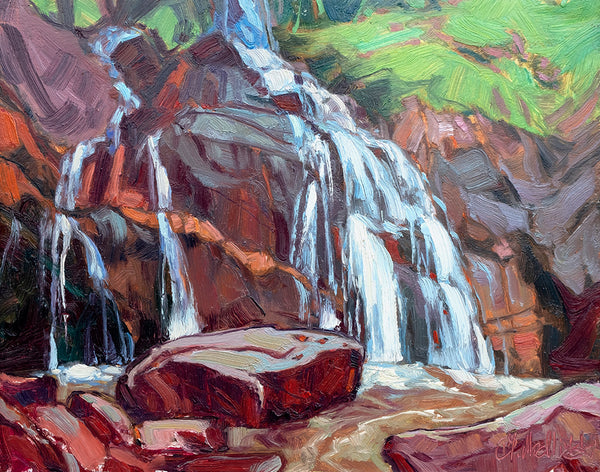 Dominik J Modlinski artwork 'TAXOPAMBA WATERFALL' at Canada House Gallery