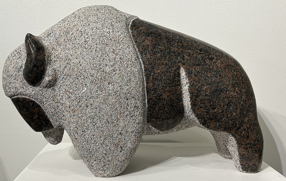 Stewart Steinhauer artwork 'SUNDANCE BUFFALO GRANDMOTHER' at Canada House Gallery