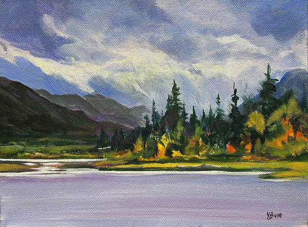 Yvonne Bush artwork 'THE SILVER LINING' at Canada House Gallery