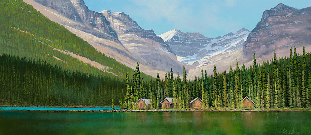 Roger D Arndt artwork 'O'HARA LAKESIDE' at Canada House Gallery