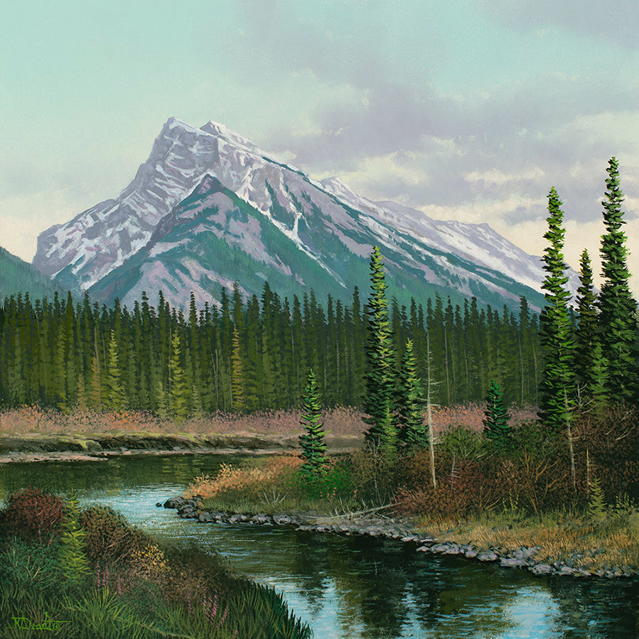 Roger D Arndt artwork 'RUNDLE PASTEL' at Canada House Gallery