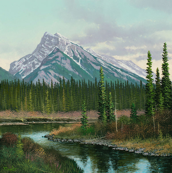 Roger D Arndt artwork 'RUNDLE PASTEL' at Canada House Gallery