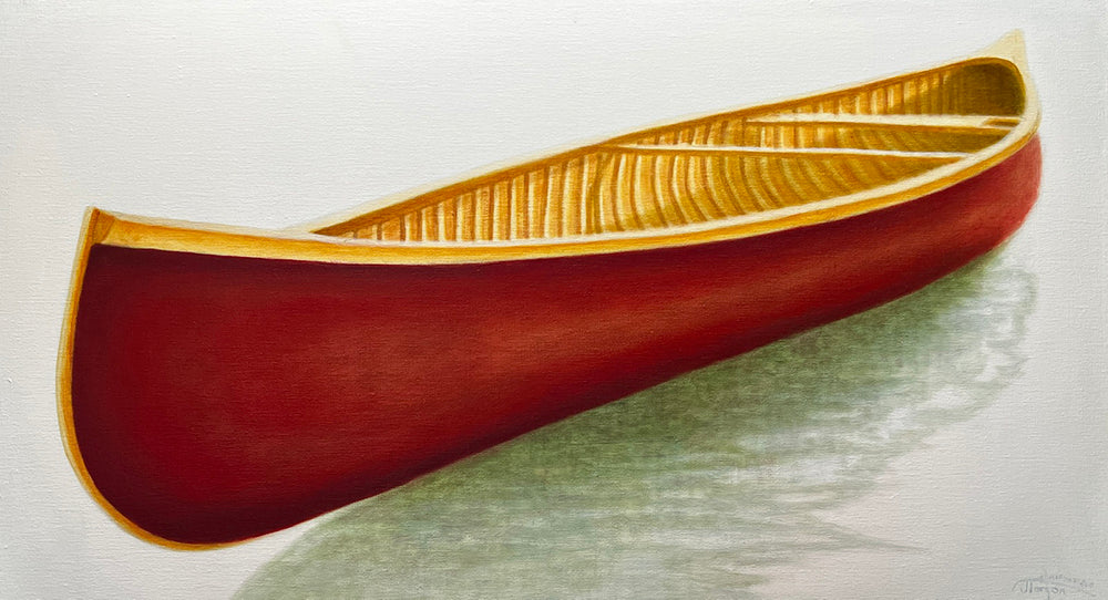 Janice Iniskim-Aki Tanton artwork 'THE RIDE HOME' at Canada House Gallery