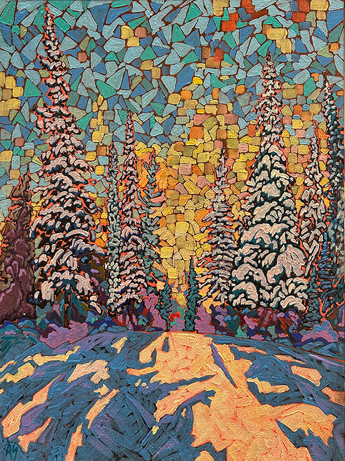 Aron Szabo artwork 'DIAMOND CRESCENT'S GATEWAY' at Canada House Gallery