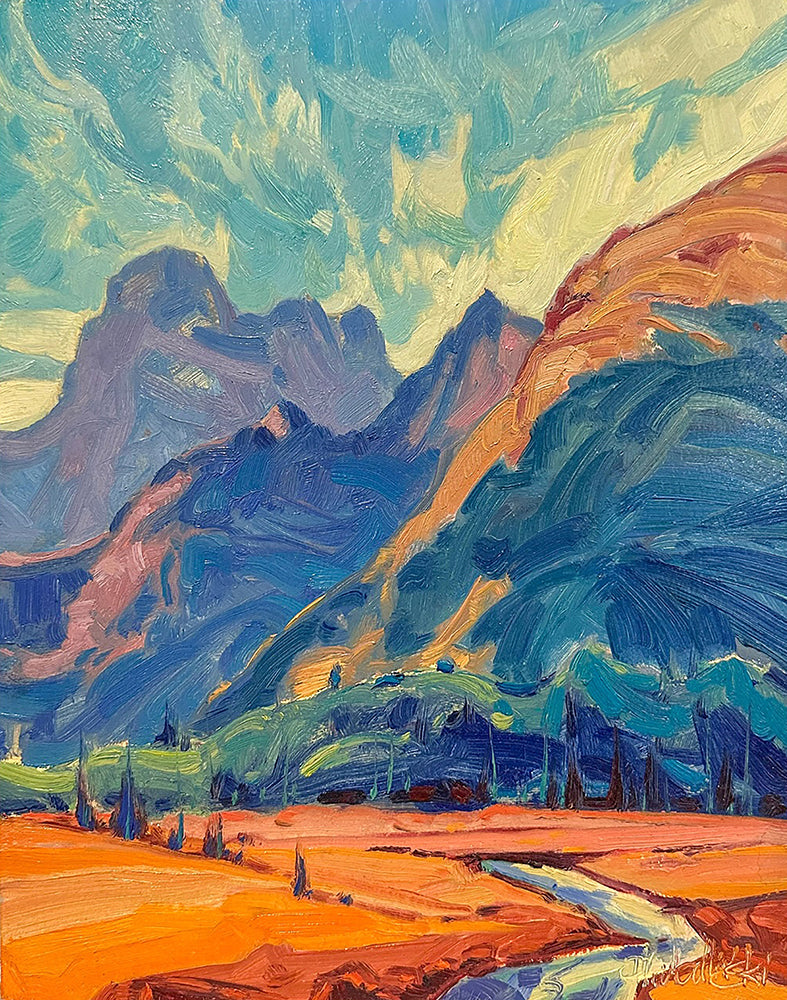 Dominik J Modlinski artwork 'AUTUMN'S ARRIVAL' at Canada House Gallery