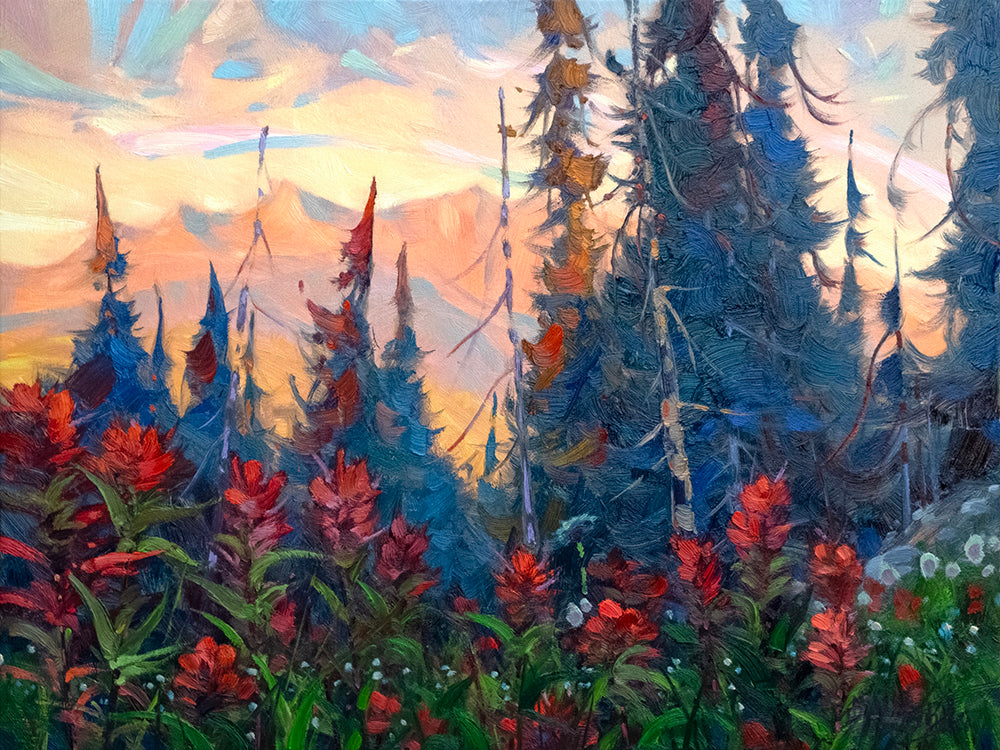 Dominik J Modlinski artwork 'ALPINE SUMMER' at Canada House Gallery