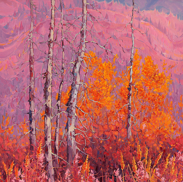 Dominik J Modlinski artwork 'FIREWEED DREAMWALK' at Canada House Gallery
