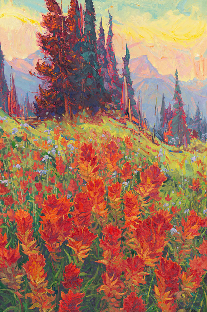 Dominik J Modlinski artwork 'ALPINE JOY' at Canada House Gallery