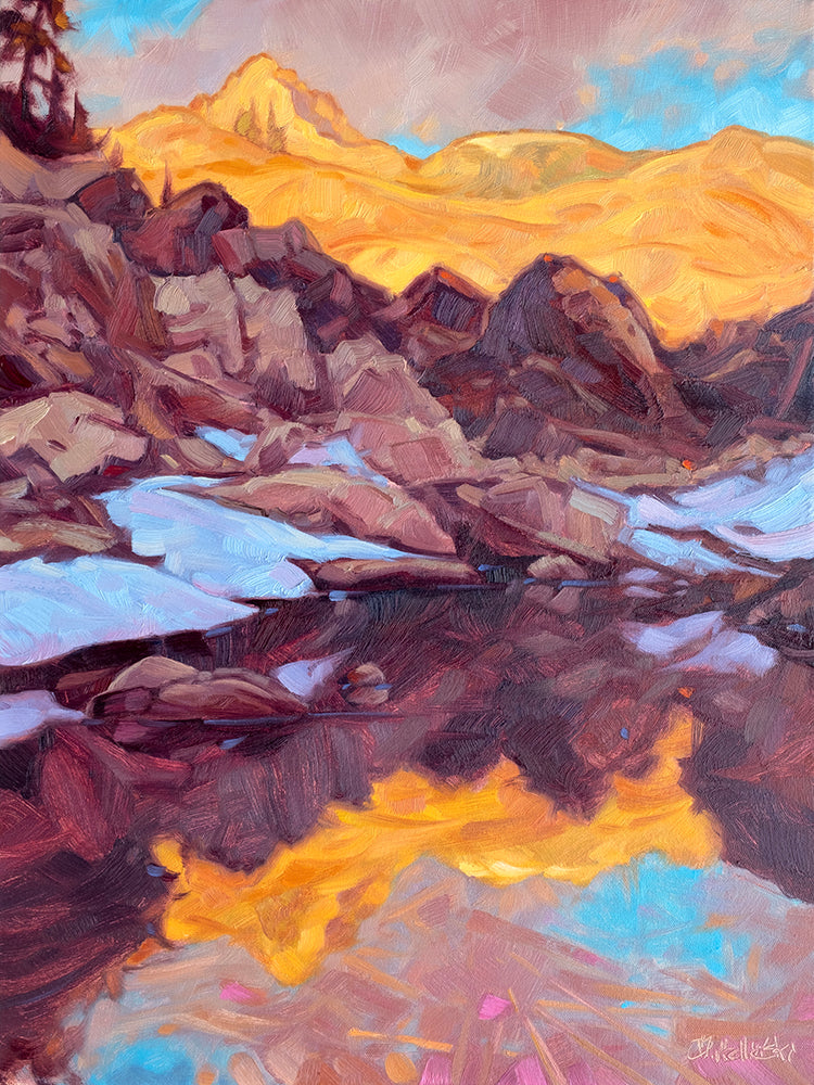 Dominik J Modlinski artwork 'RIDGES OF GOLD' at Canada House Gallery