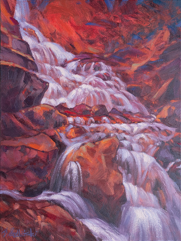 Dominik J Modlinski artwork 'THE FLOW OF THE MOUNTAIN' at Canada House Gallery