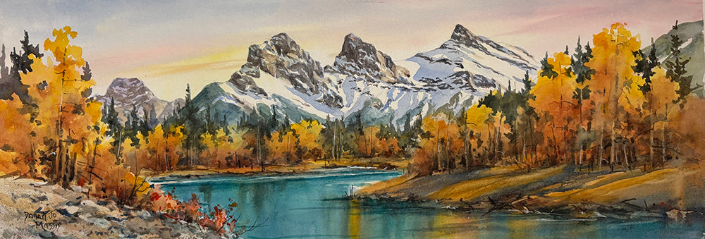 Donna Jo Massie artwork 'THE THREE SISTERS' at Canada House Gallery