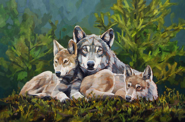 Susie Cipolla artwork 'A FAMILY GATHERING' at Canada House Gallery