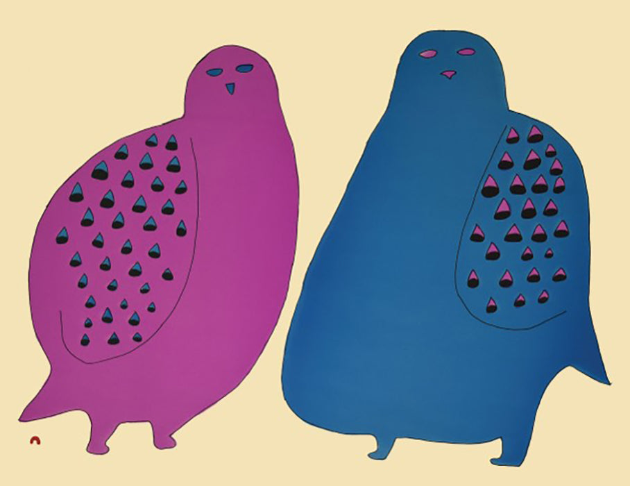 Saimaiyu Akesuk artwork 'PLUMP OWL' at Canada House Gallery