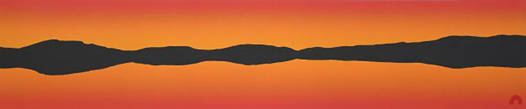 Padloo Samayualie artwork 'SUNSET' at Canada House Gallery